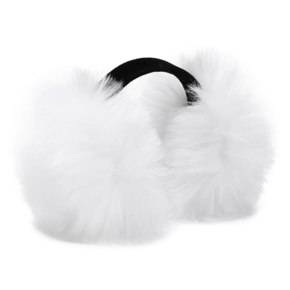 Kyi Kyi‎ Faux Fur Winter Ear Muffs White New